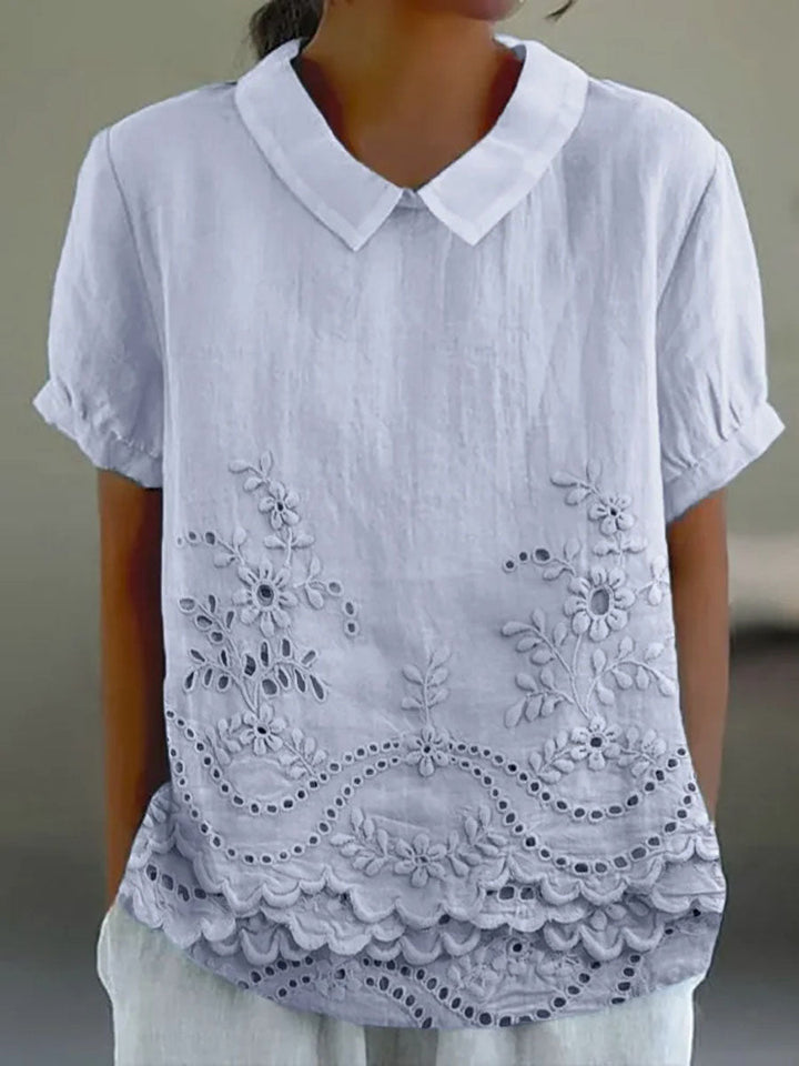 Elise™ | Flattering Embroidered Blouse