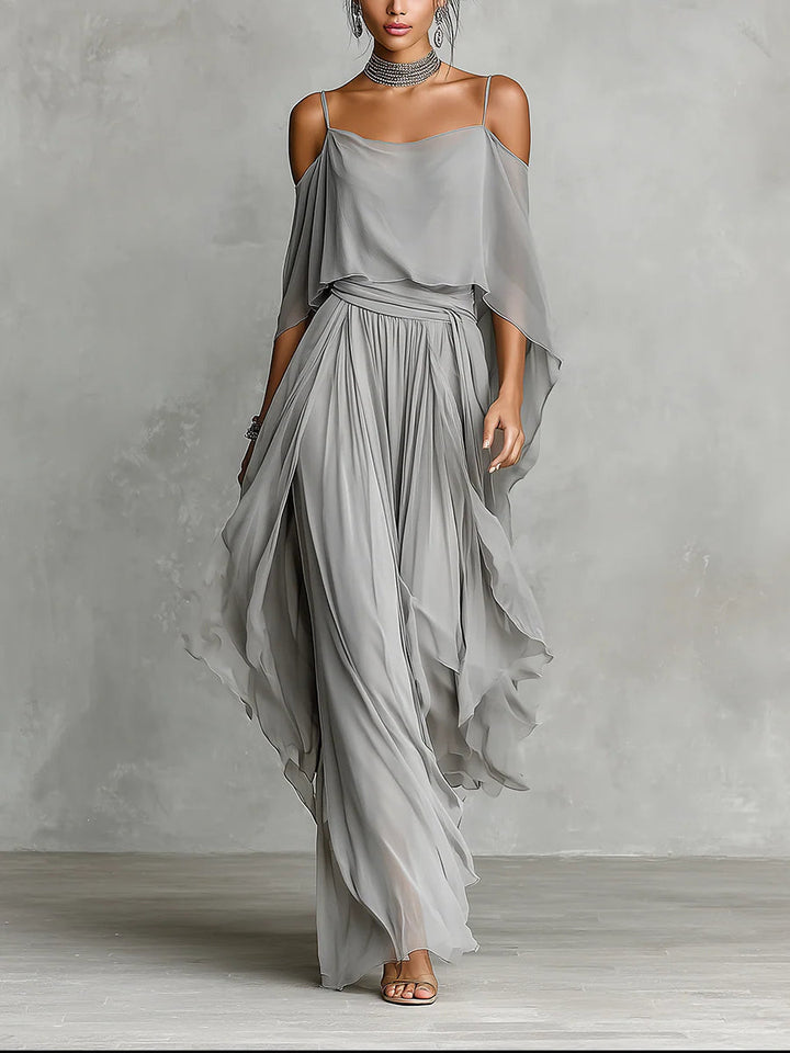 Celeste | Elegant Chiffon Set