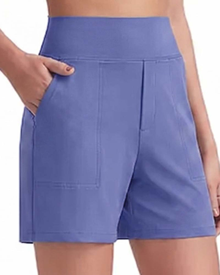 Veloura | High-Waisted Walking Shorts