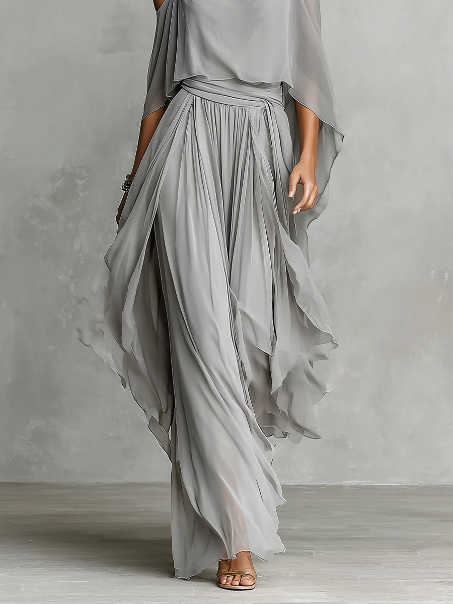 Celeste | Elegant Chiffon Set