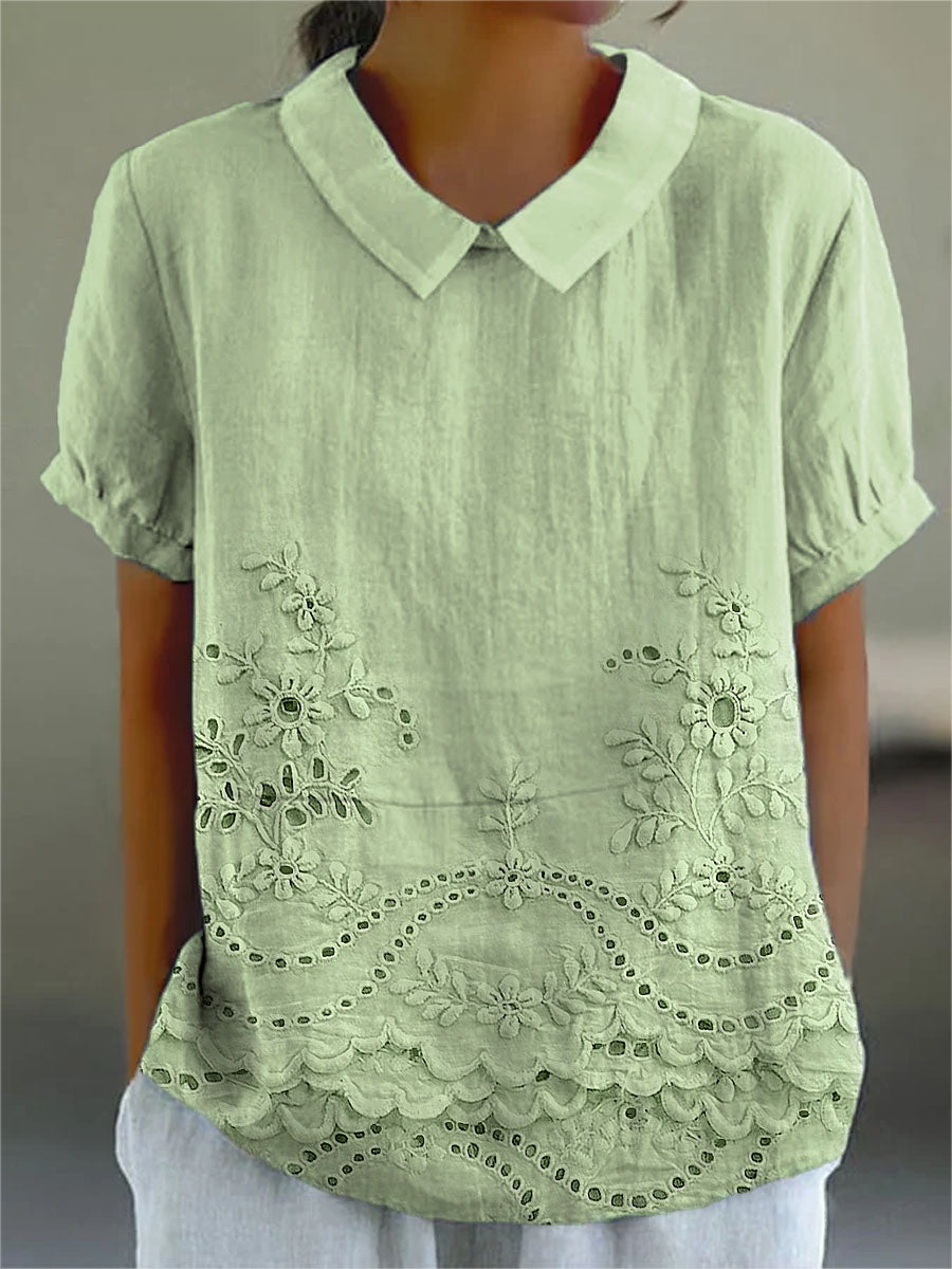 Elise™ | Flattering Embroidered Blouse