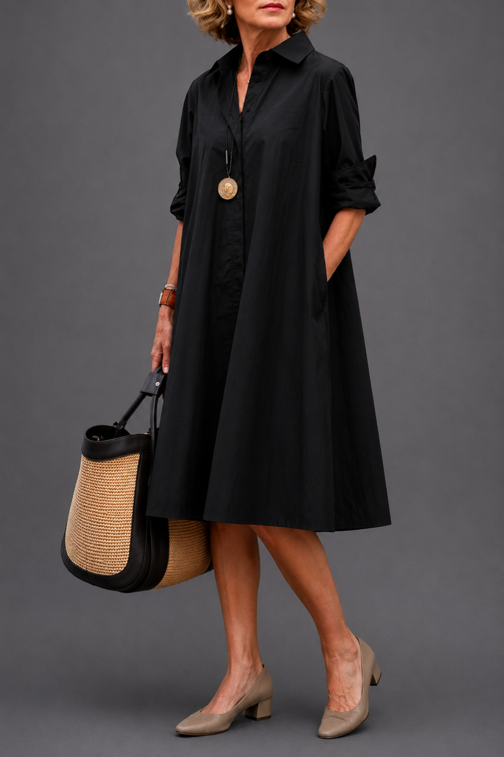 Annmarie | Comfortable Midi Dress
