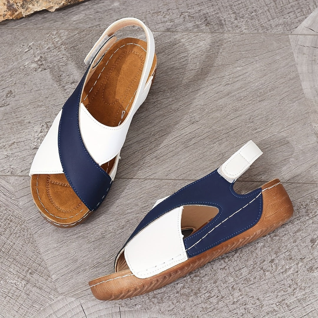 Elisa™ | Supportive Wedge Sandals
