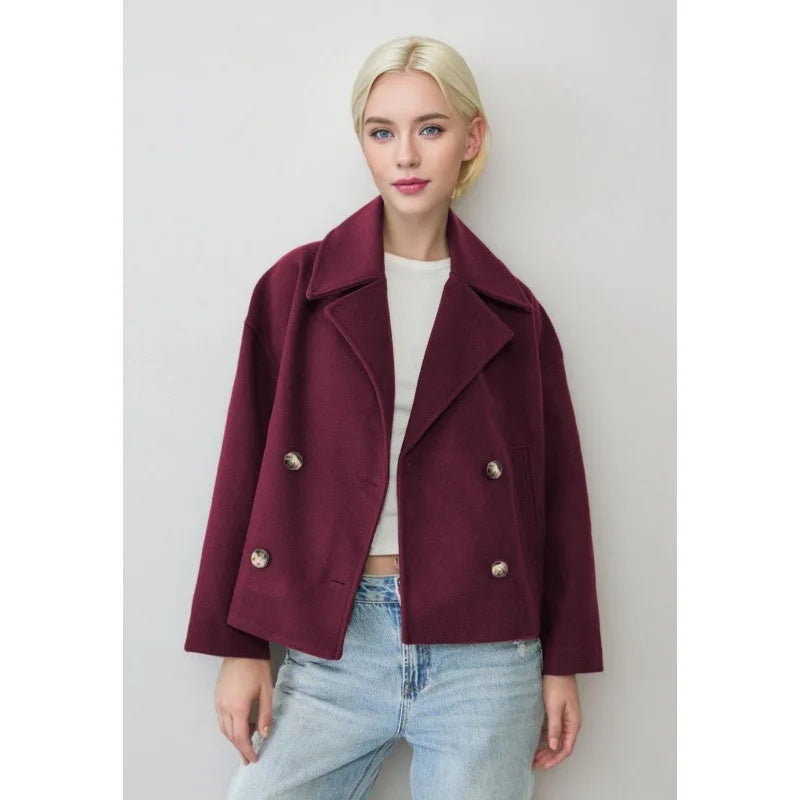 Liora | Short Double-Breasted Coat