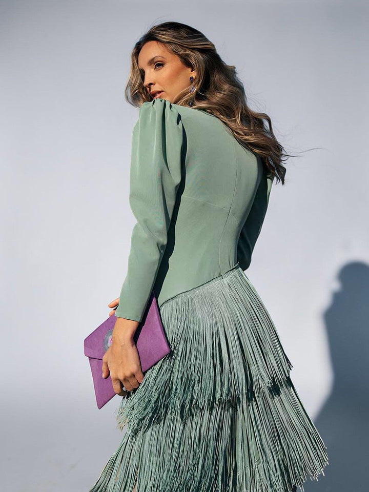 Tamsin™ | Elegant Fringe Dress