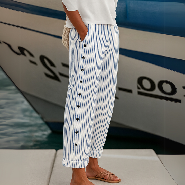Mila™ | Comfortable Striped Casual Pants