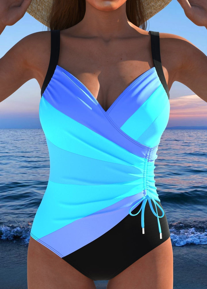 Ariana | Colourful Wrap Swimsuit