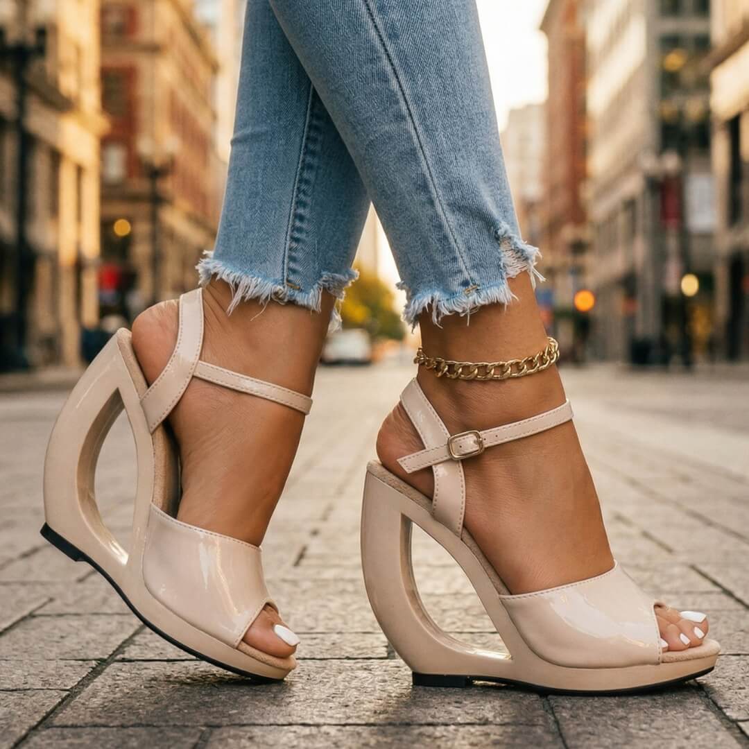Arabelle™ | Sculpt Heel Sandals