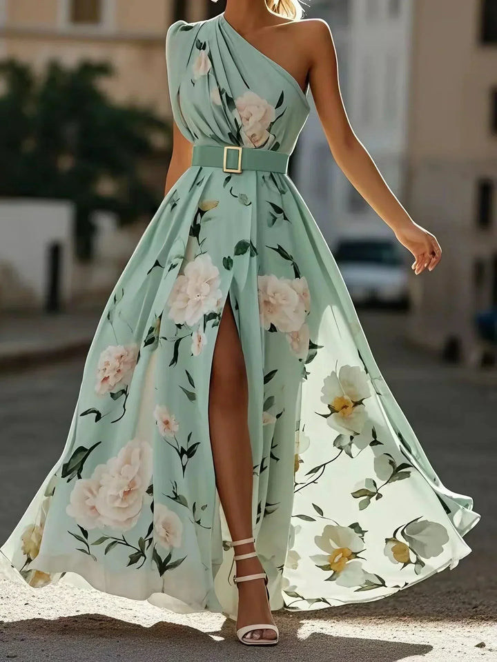 Julie | Floral One-Shoulder Maxi
