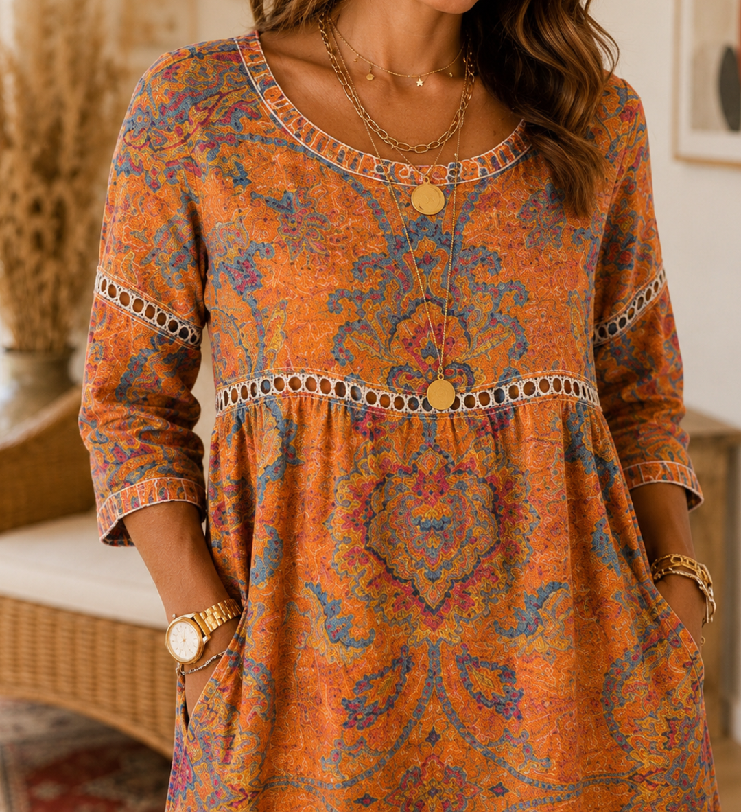 Eugenia | Floral Comfort Dress