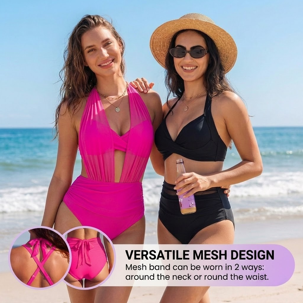 Cerys | 2-in-1 High-Waisted Tummy Control Bikini