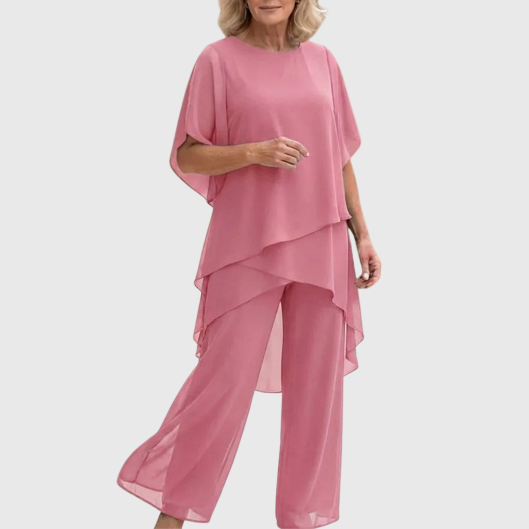 Helen™ | Draped Palazzo Suit