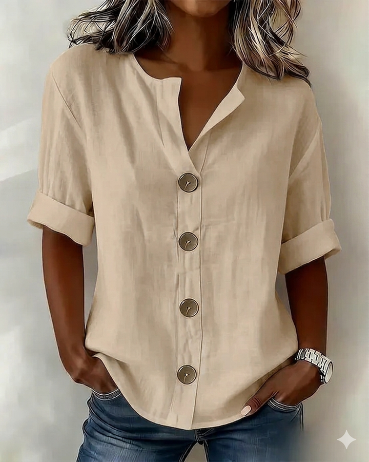 Pavixa | Lightweight Button Blouse