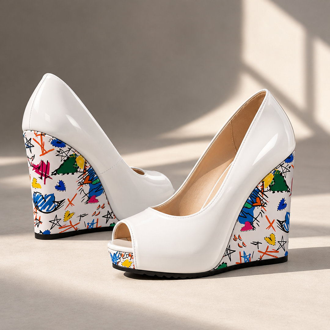 Cynthia Artistic Wedge Heels