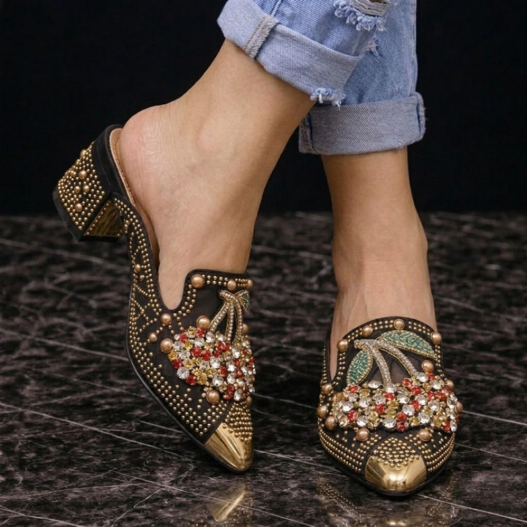 Harper Lane Cherry Heels