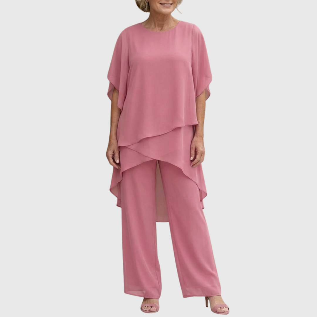 Helen™ | Draped Palazzo Suit