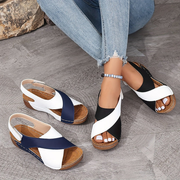 Elisa™ | Supportive Wedge Sandals