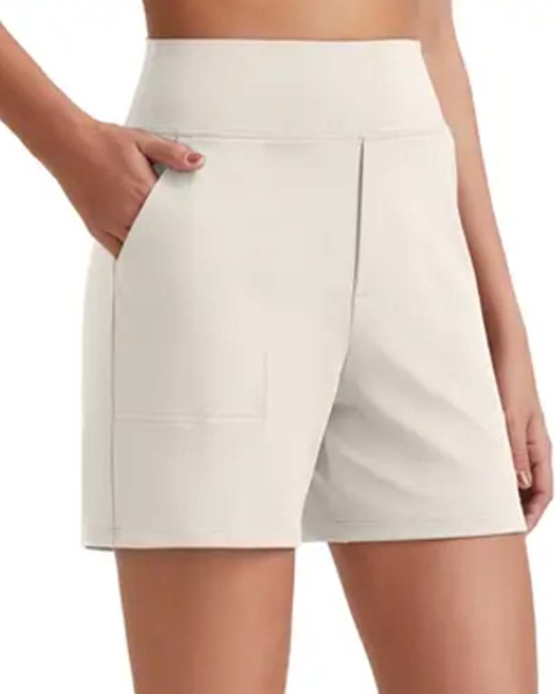 Veloura | High-Waisted Walking Shorts