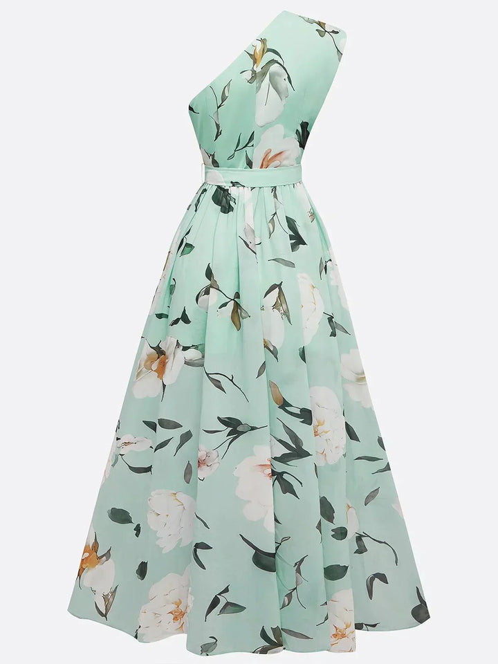 Julie | Floral One-Shoulder Maxi