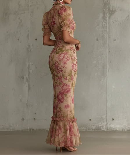 Racquella™ | Vintage Maxi Dress