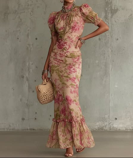Racquella™ | Vintage Maxi Dress