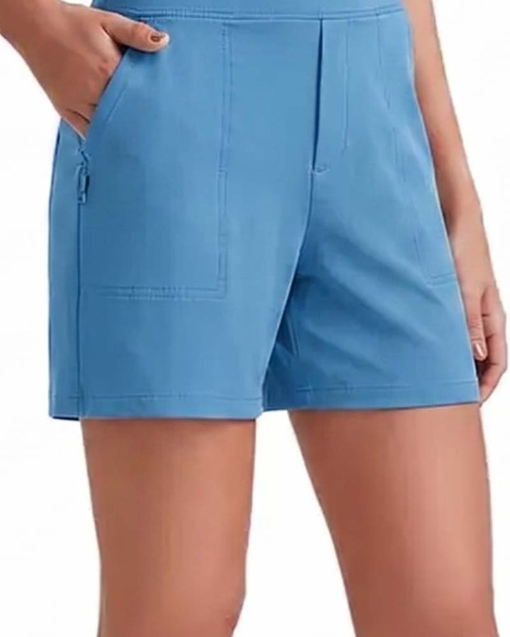 Veloura | High-Waisted Walking Shorts