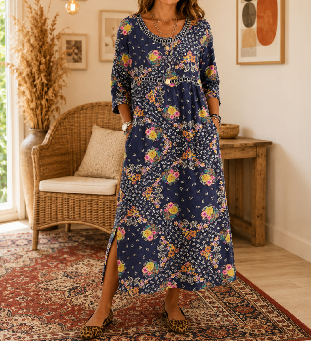 Eugenia | Floral Comfort Dress