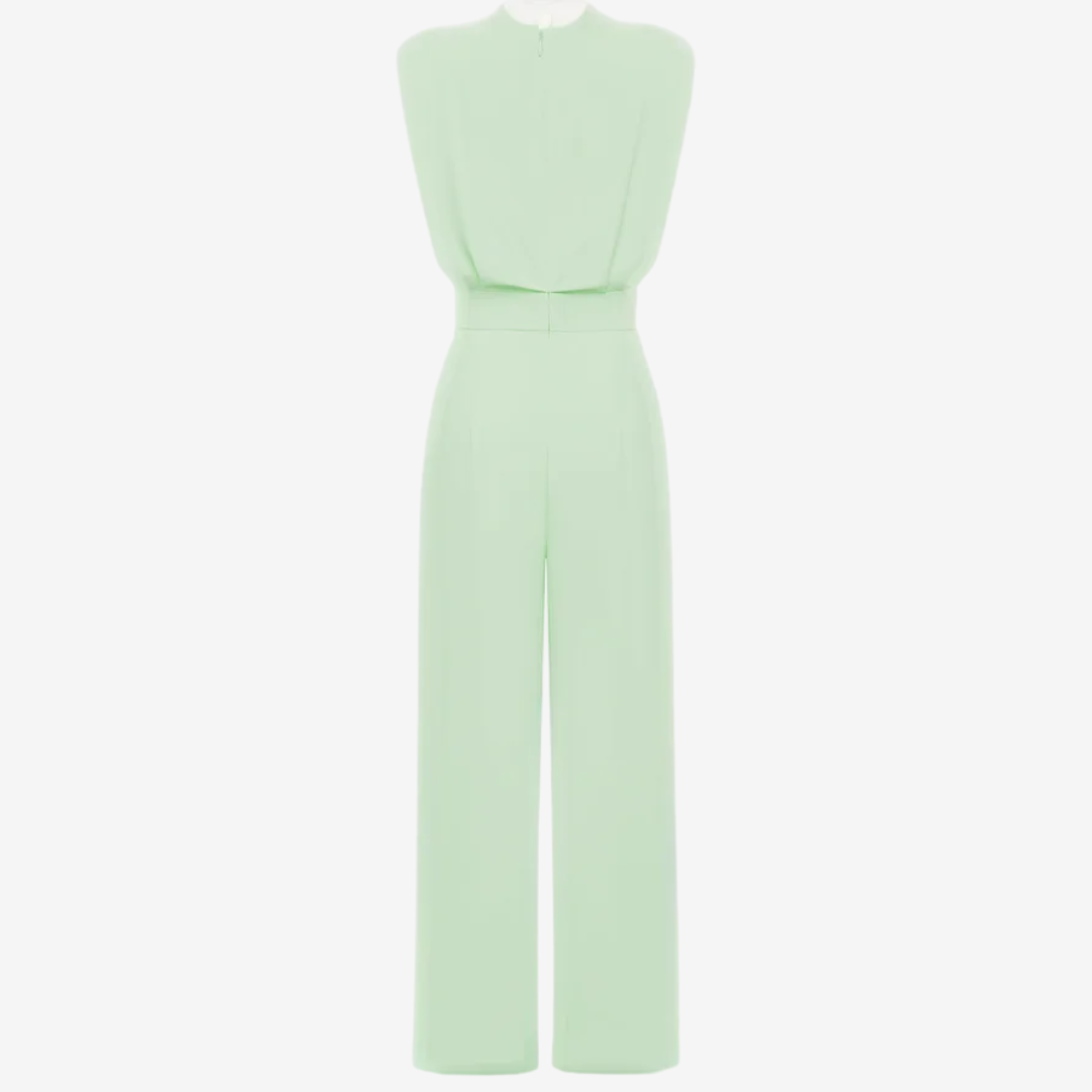 Aria™ | Elegant Belted Jumpsuit