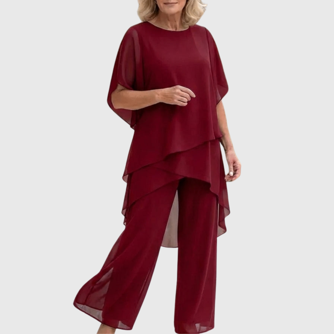 Helen™ | Draped Palazzo Suit