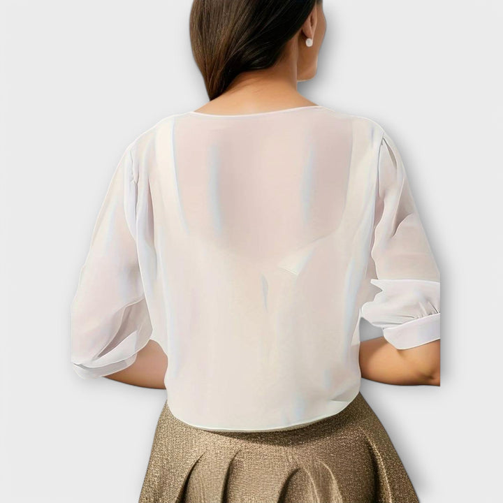 Olivia - Blouse with Open Front