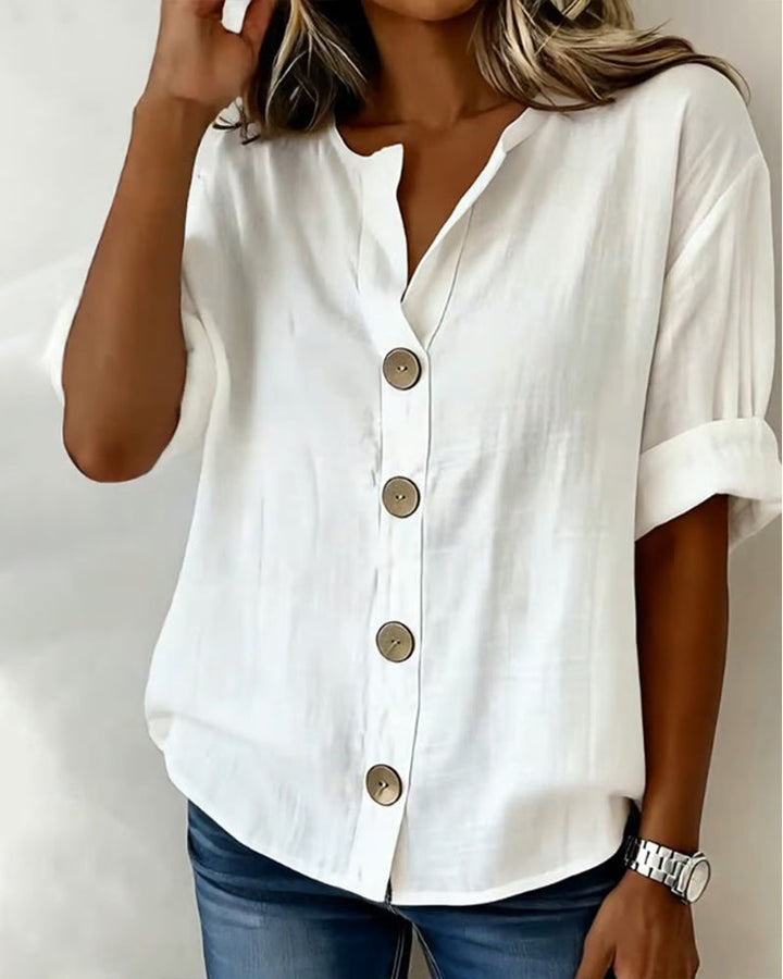 Pavixa | Lightweight Button Blouse