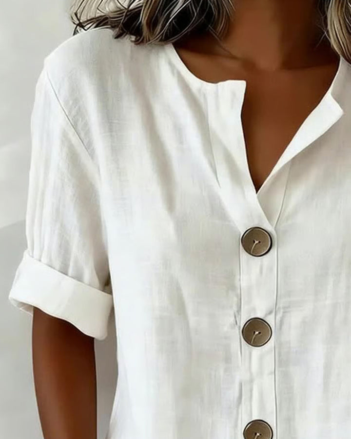 Pavixa | Lightweight Button Blouse