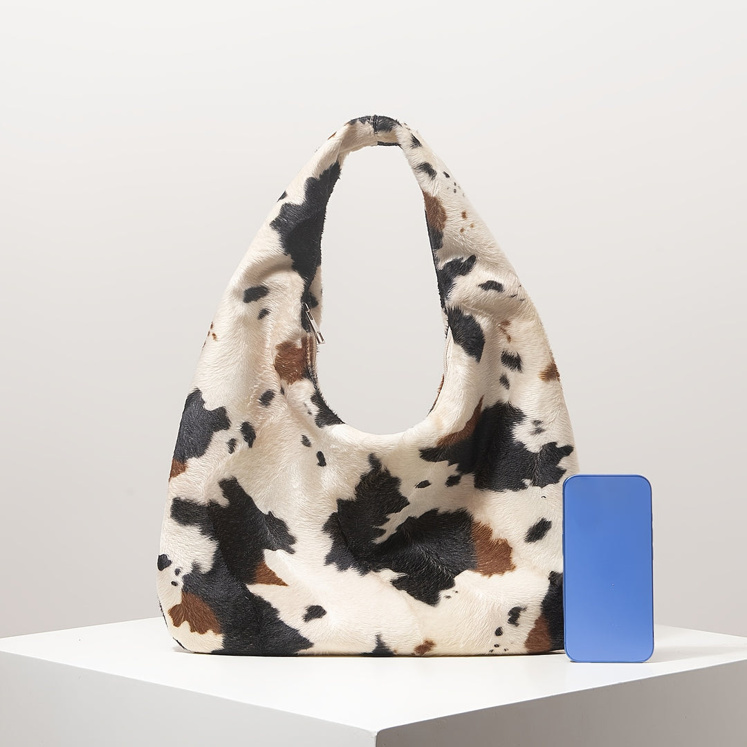 Romilly | Cow Print Shoulder Bag