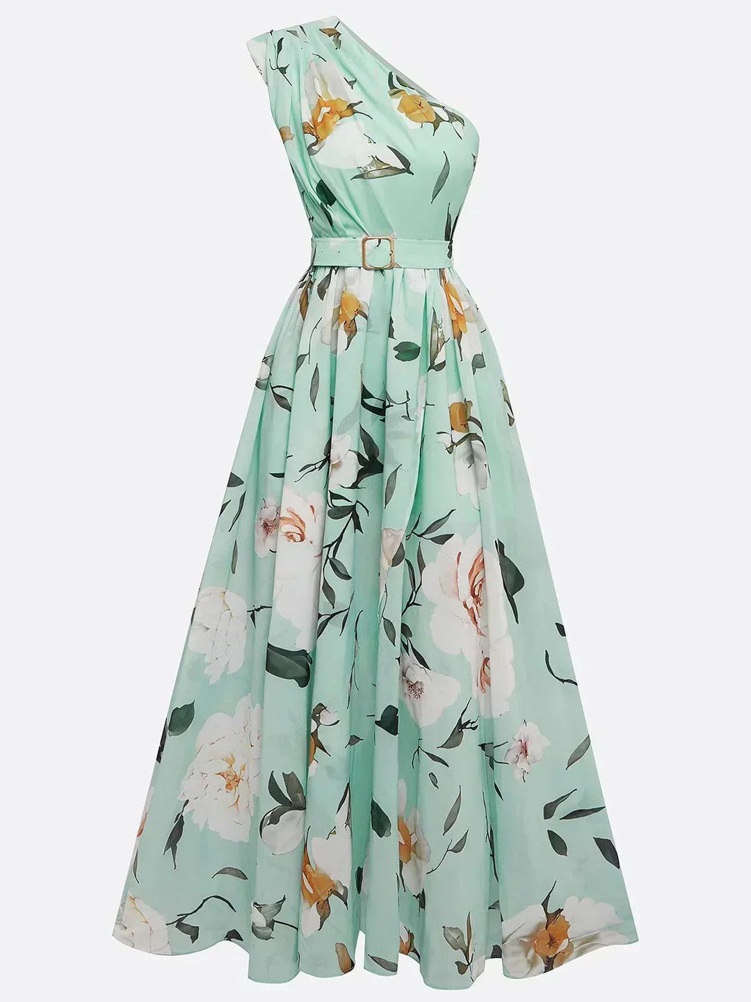 Julie | Floral One-Shoulder Maxi
