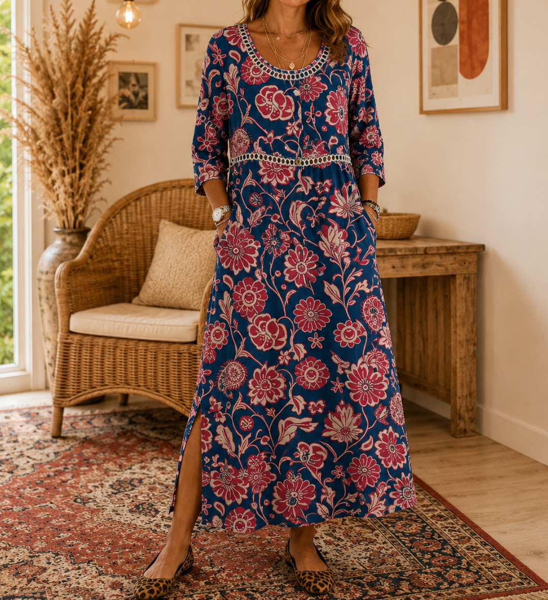 Eugenia | Floral Comfort Dress