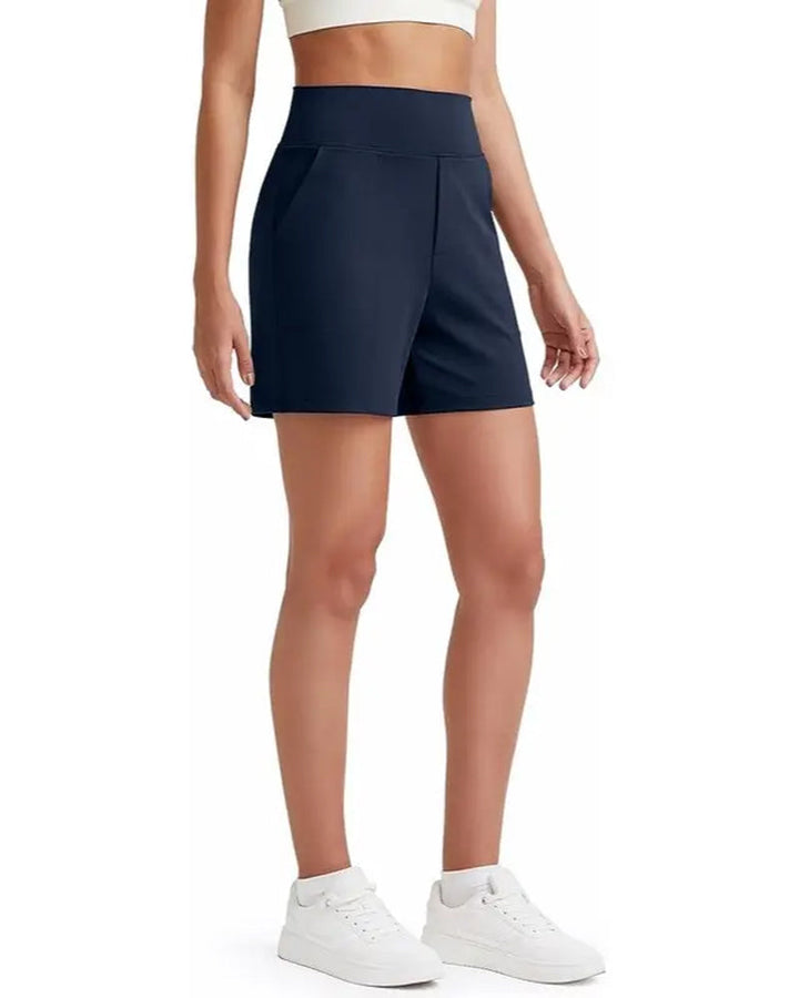 Veloura | High-Waisted Walking Shorts