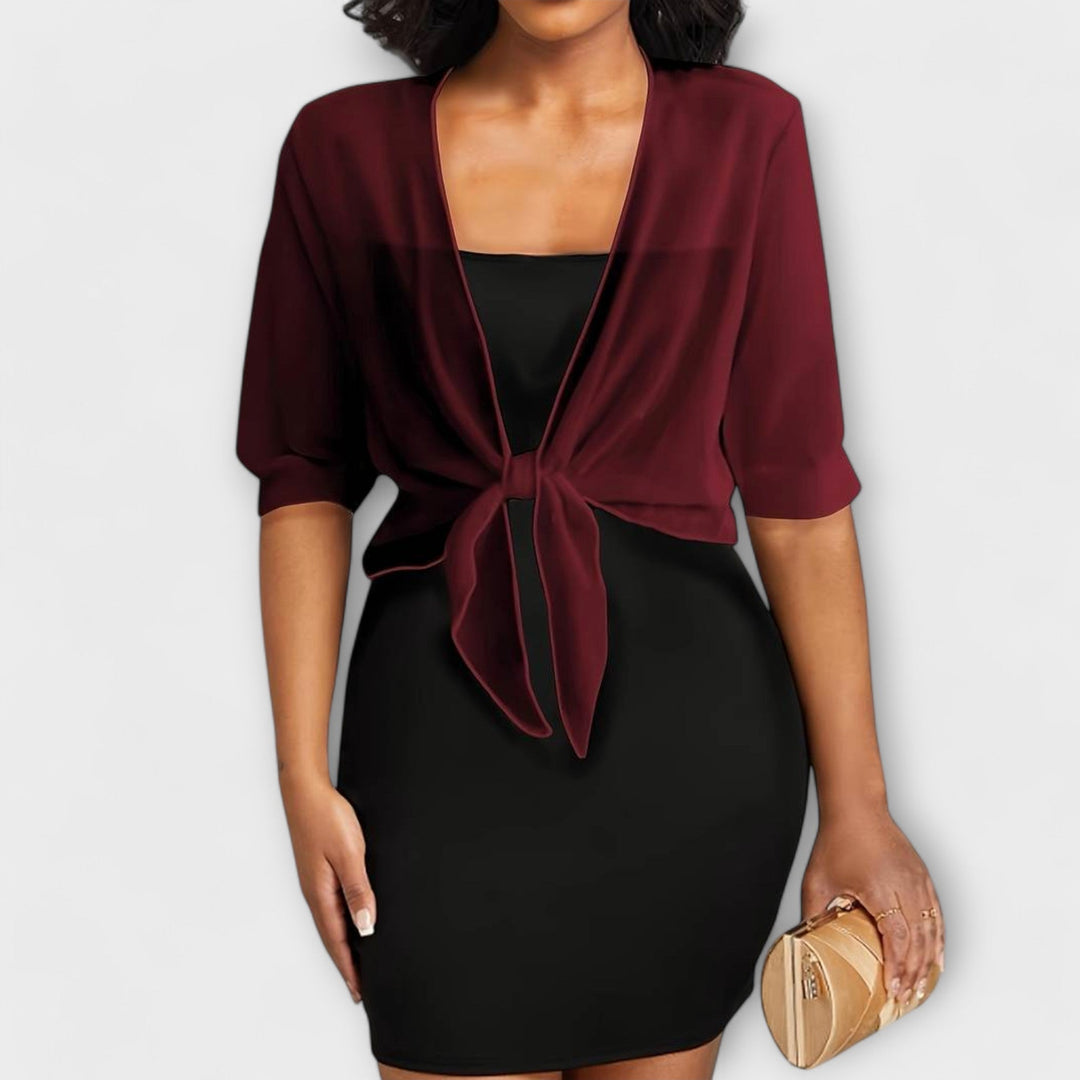 Olivia - Blouse with Open Front