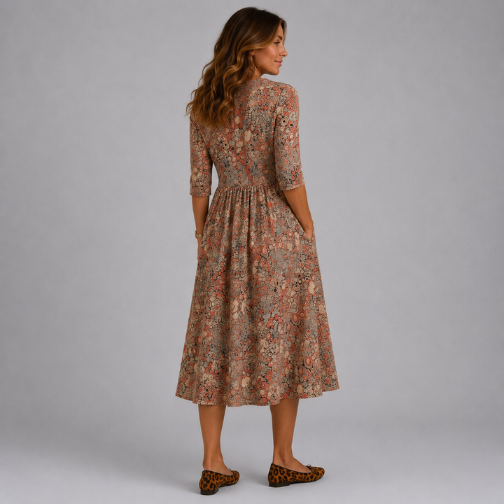Harlow | Graceful V-Neck Midi