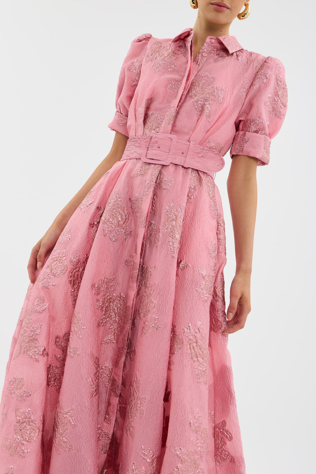 Olivia | Dress with Short Puffed Sleeves