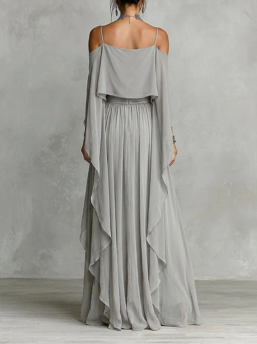 Celeste | Elegant Chiffon Set
