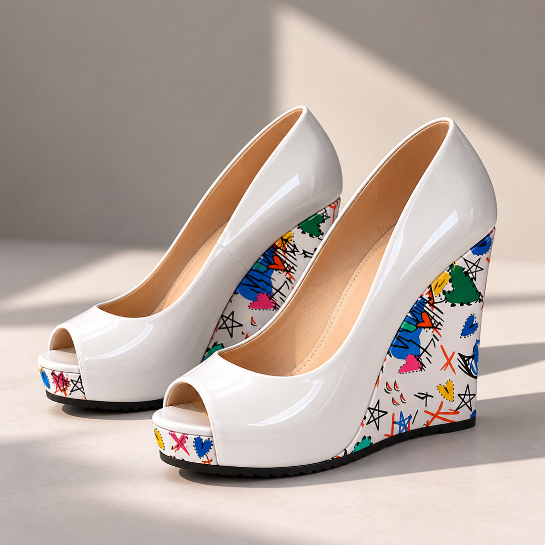 Cynthia Artistic Wedge Heels