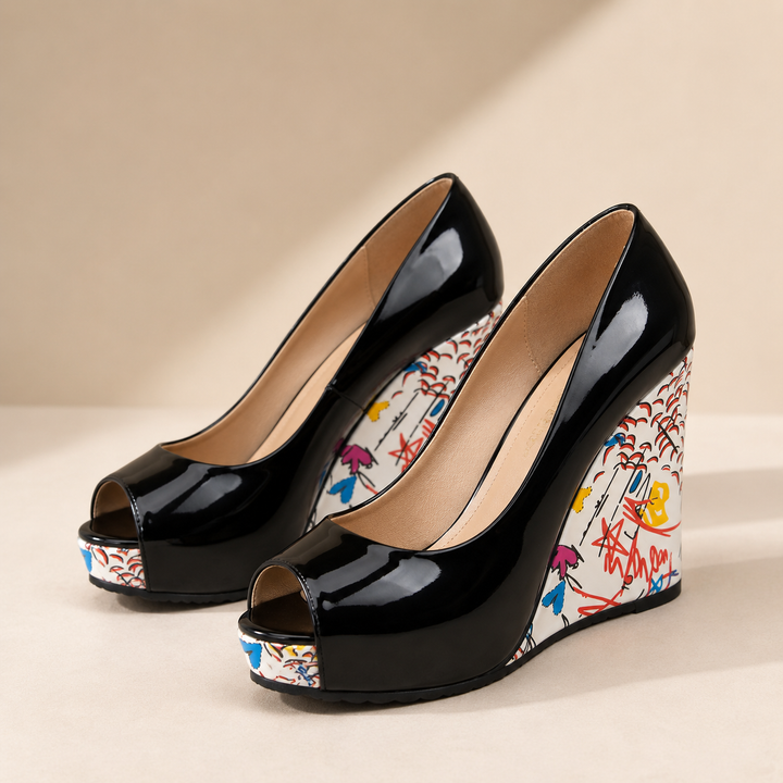 Cynthia Artistic Wedge Heels