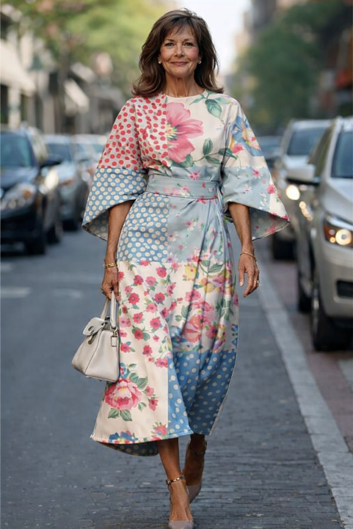 Moxlan | Elegant Floral Dress