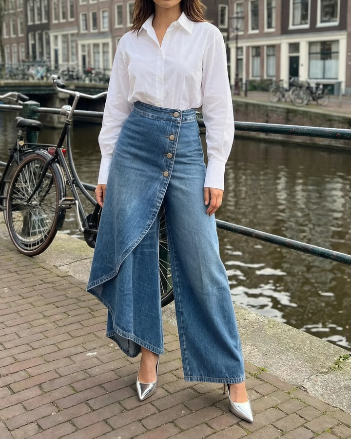 Aria™ | Wrap Denim Jeans