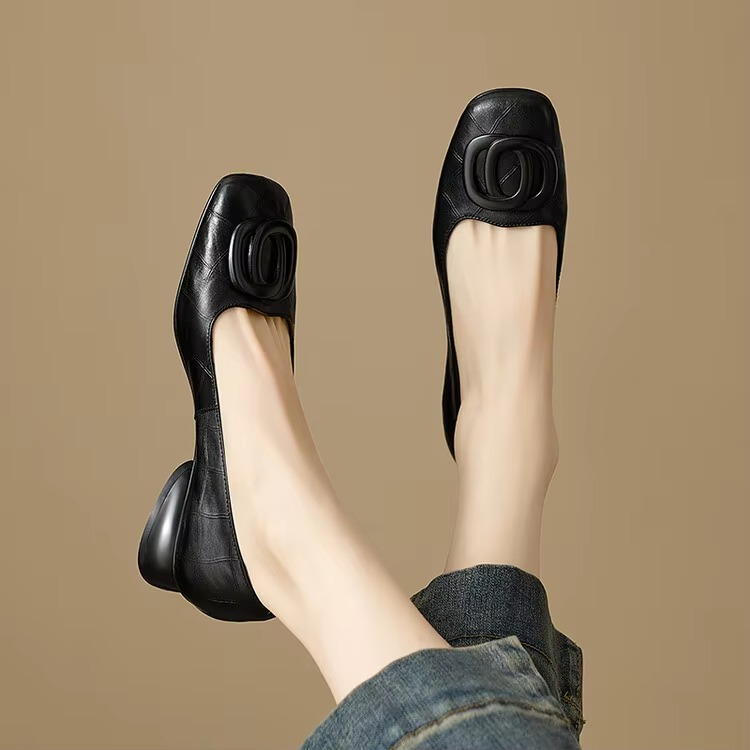 Sophia™ | Elegant Leather Flats