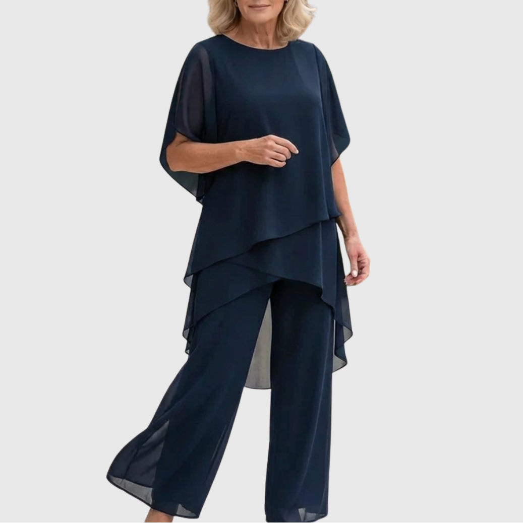 Helen™ | Draped Palazzo Suit