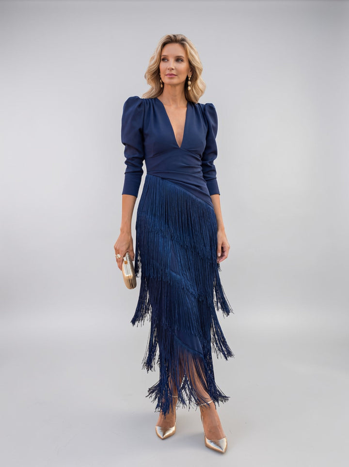 Tamsin™ | Elegant Fringe Dress