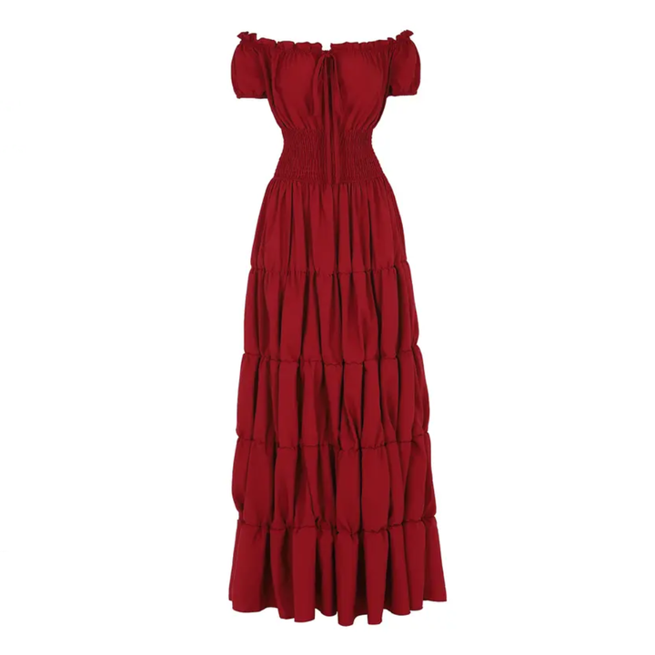 ROWENNA™ – Medieval Renaissance Smocked Waist Dress