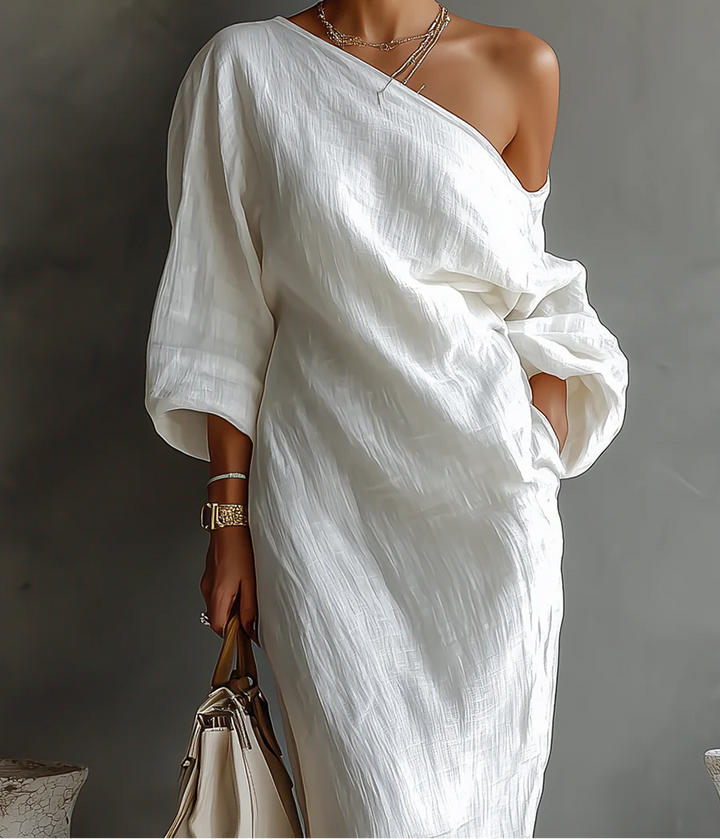 Marlowe™ | One-Shoulder Maxi Dress
