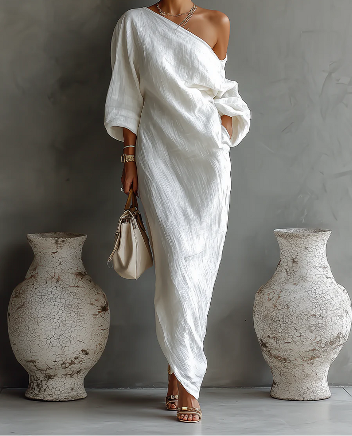 Marlowe™ | One-Shoulder Maxi Dress